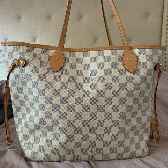 Louis Vuitton Handbags - Louis Vuitton Damier Azur Neverfull MM
